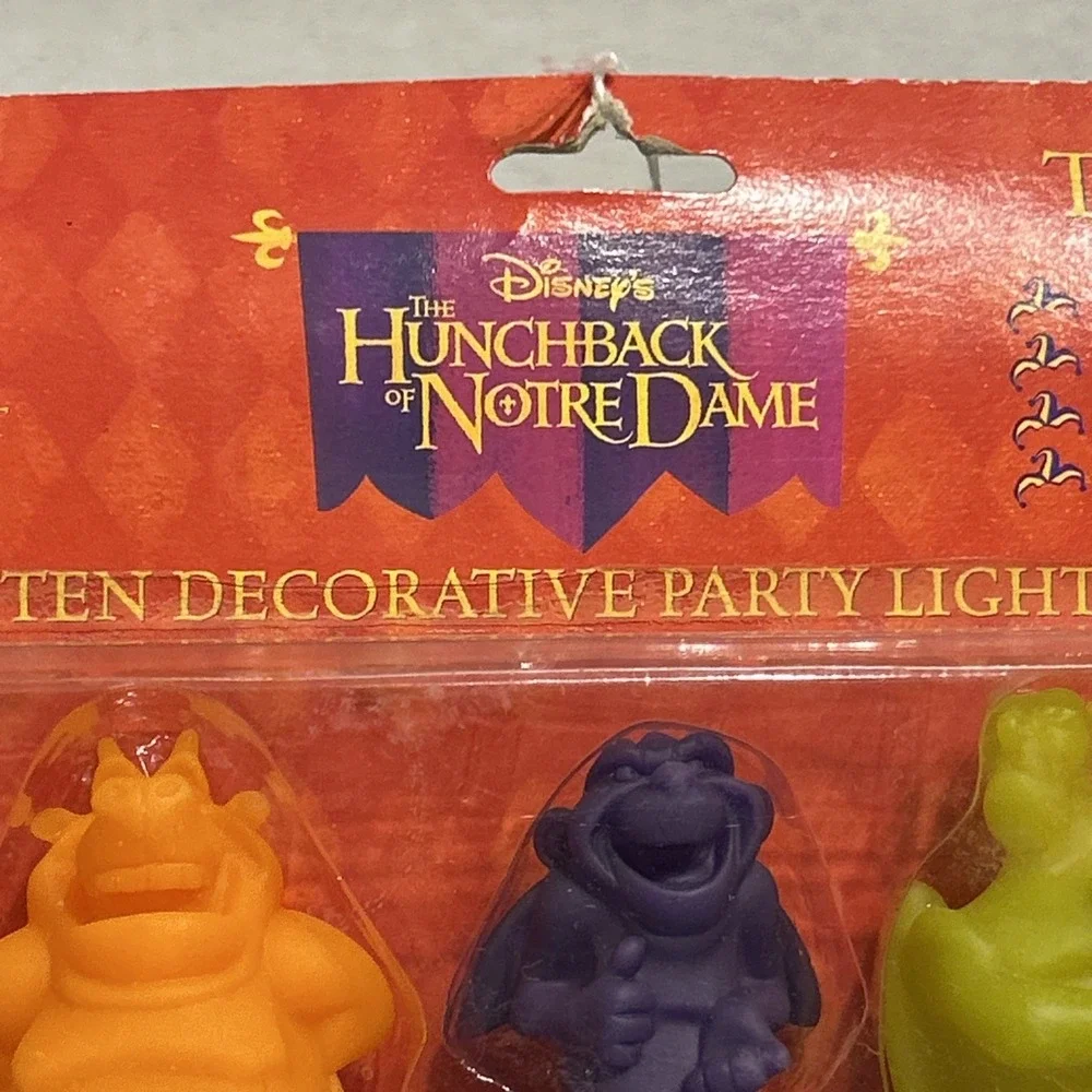 DISNEY'S THE HUNCHBACK OF NOTRE DAME - THE GARGOYLES PARTY LIGHTS STRING VINTAGE